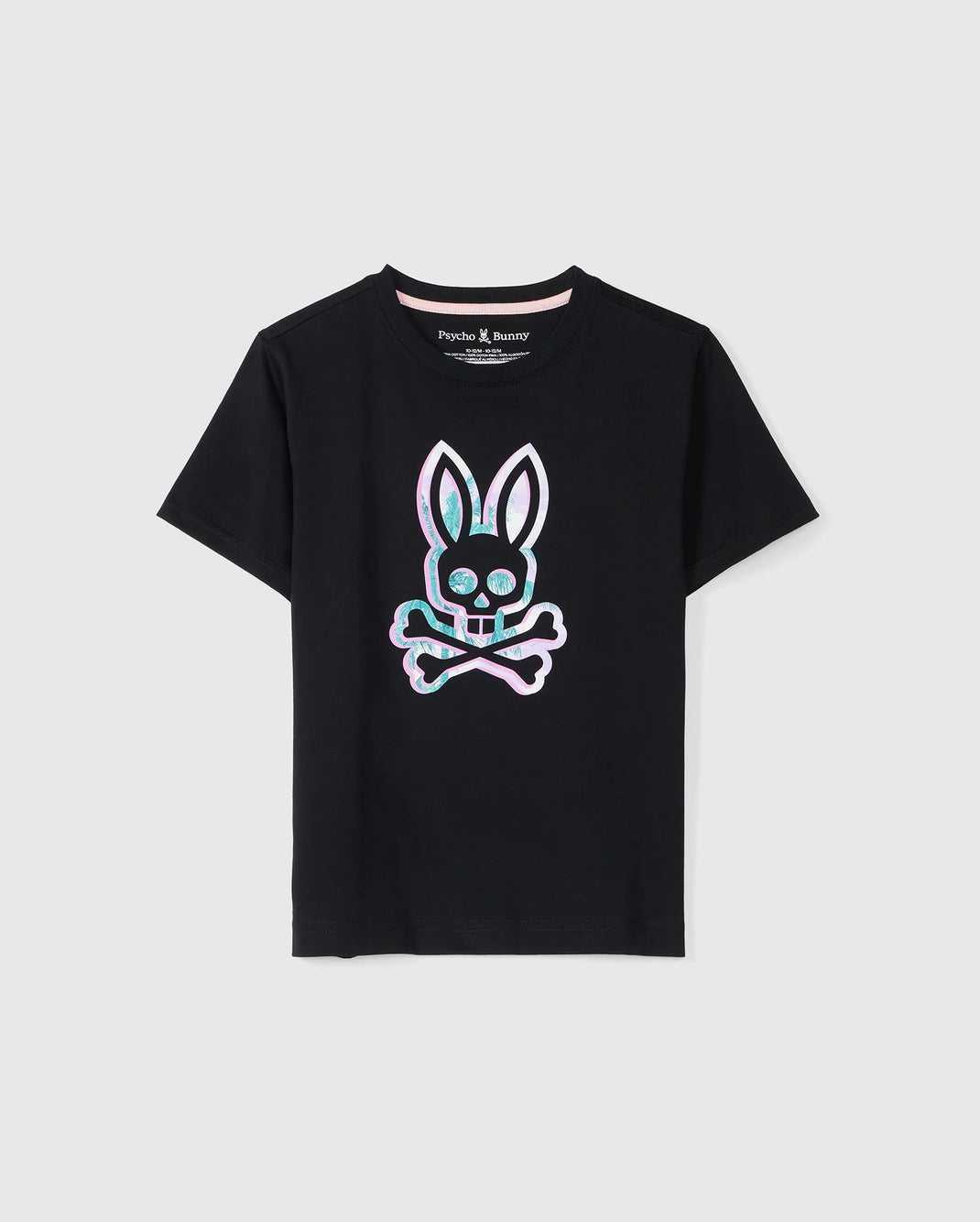 T Shirt Graphique Psycho Bunny Leonard Graphic Tee Noir Enfant | SRG-83385266